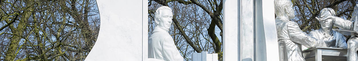 Monument voor Thorbecke in Den Haag