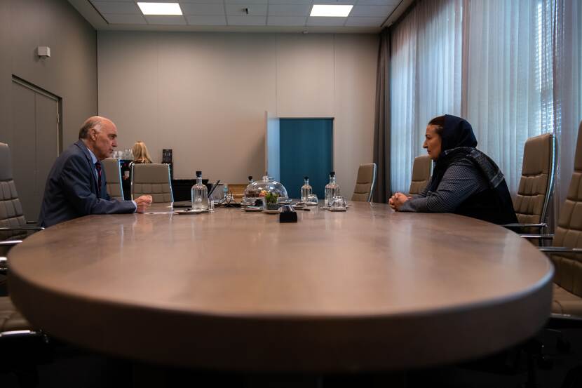Bilateraal gesprek minister Tom de Bruijn en Dr. Jalal