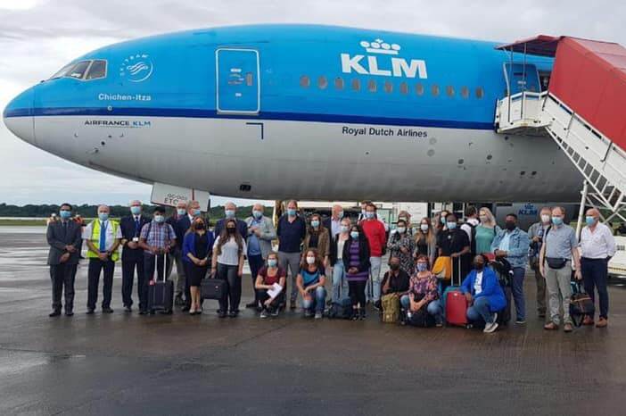 Aankomst eerste vaccins