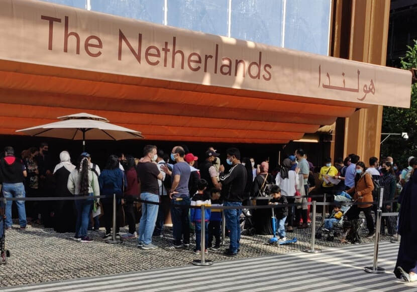 Nederlands paviljoen op de Dubai Expo