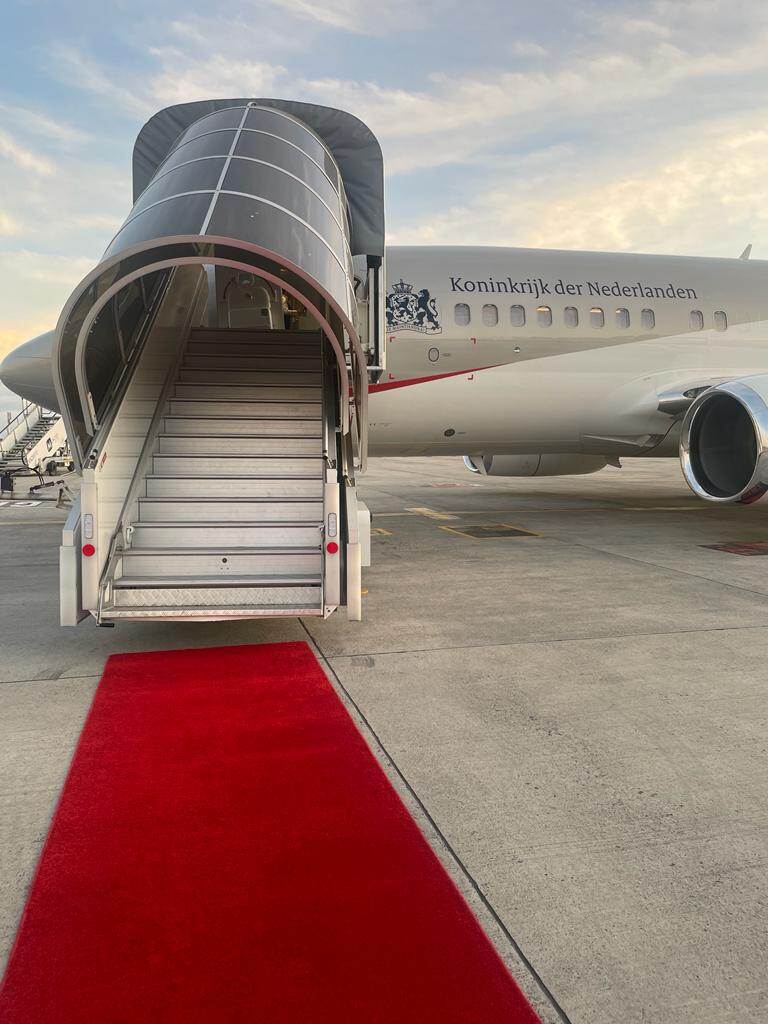 Vliegtuig staatsbezoek