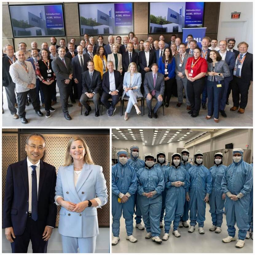 Liesje Schreinemacher bezocht onder meer de Amerikaanse vestiging van ASML