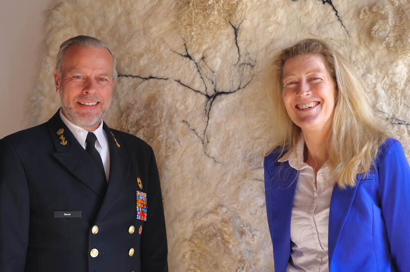 Rob Bauer en Wampie Libon