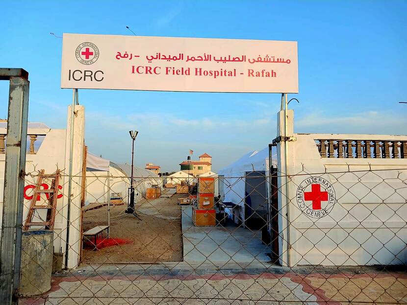 Veldhospitaal in Rafah