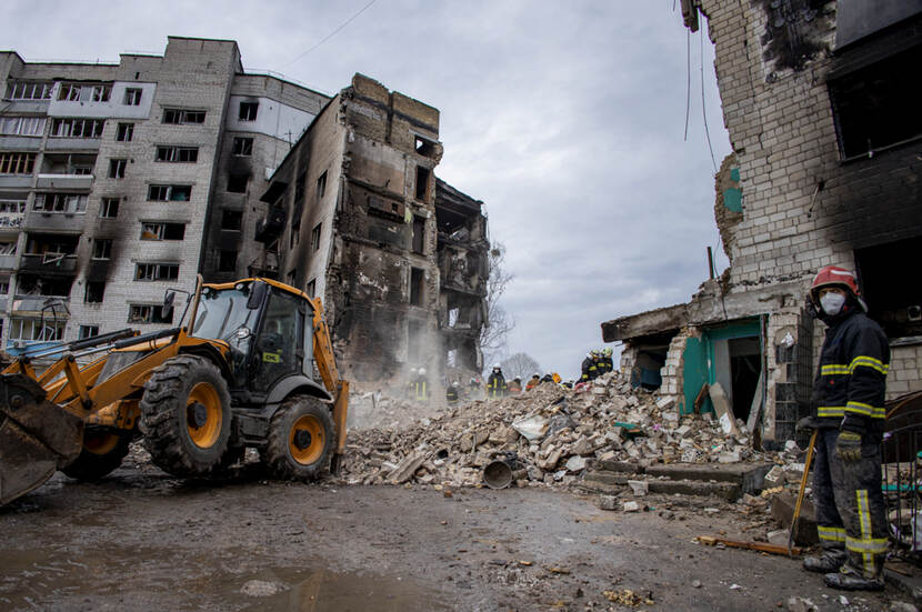 Verwoestingen in Oekraïne