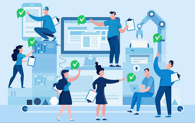 Illustratie over digitaal veilig ondernemen in verband met lancering Digital Trust Centre