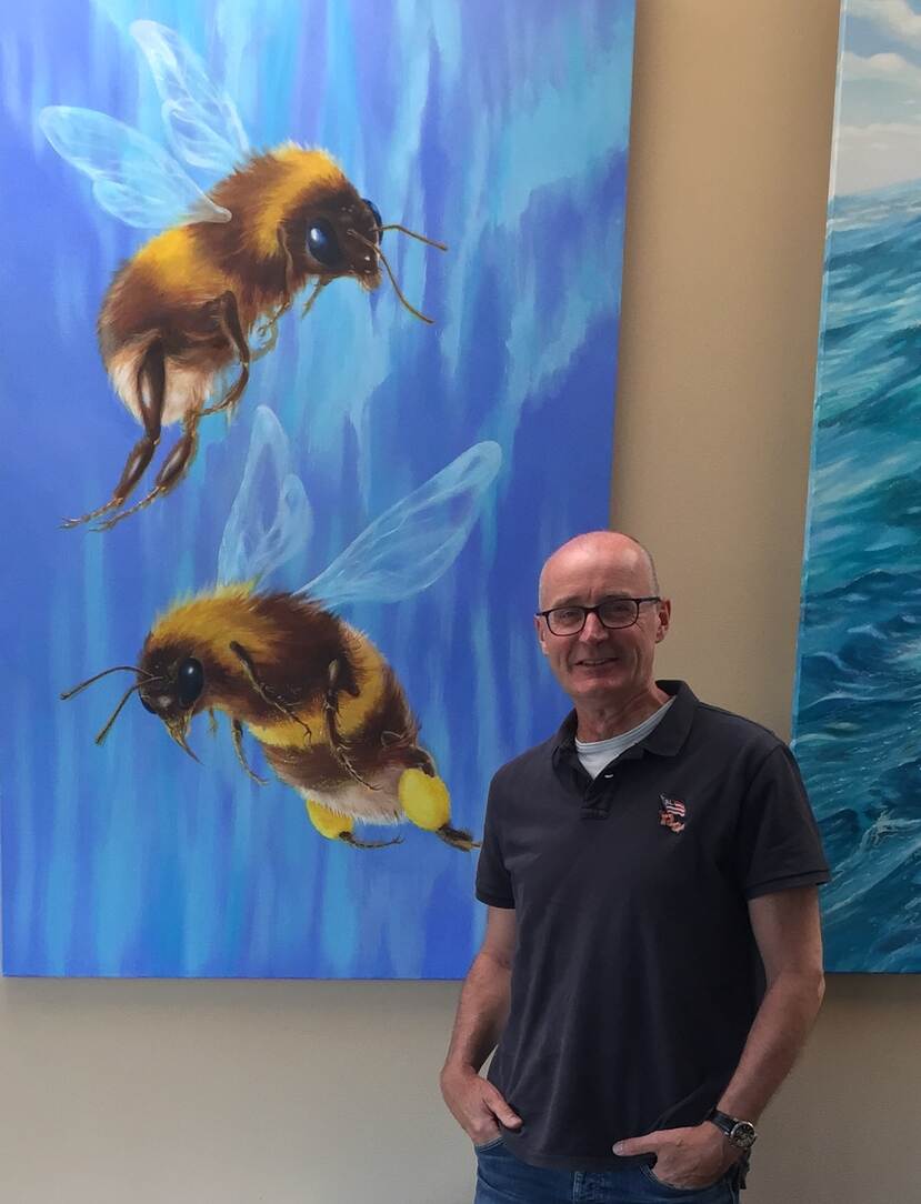 Ambassadeur NBS Frens Pries op locatie Van Hall Larenstein