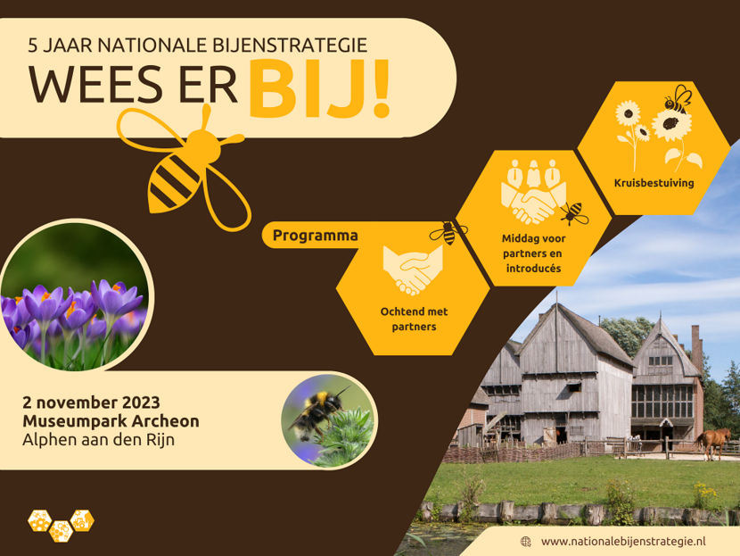 Save the date Event Nationale Bijenstrategie