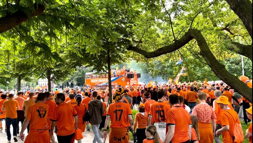 Nederlandse voetbalfans in Duitsland