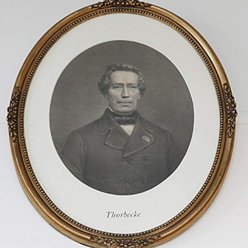 Portret van Thorbecke