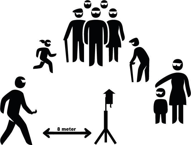 Houd bij het afsteken van vuurwerk minimaal 8 meter afstand. Ook als omstander.